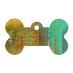 The Waterfall Dog Tag Bone (two Sides) by digitaldivadesigns