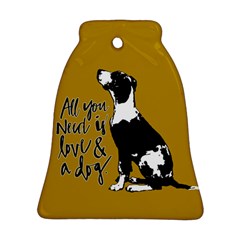 Dog Person Bell Ornament (two Sides) by Valentinaart