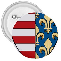 Angevins Dynasty Of Hungary Coat Of Arms 3  Buttons by abbeyz71