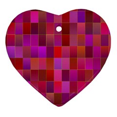 Shapes Abstract Pink Ornament (heart) by Nexatart