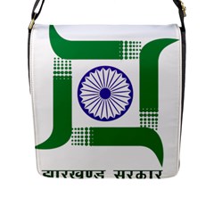 Seal Of Indian State Of Jharkhand Flap Messenger Bag (l)  by abbeyz71