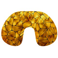 Gold Travel Neck Pillows by Mariart