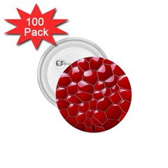 Plaid Iron Red Line Light 1 75  Buttons (100 Pack)  by Mariart