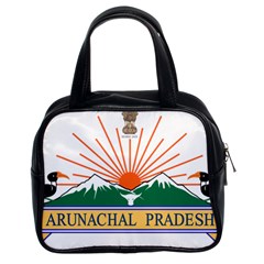 Indian State Of Arunachal Pradesh Seal Classic Handbags (2 Sides) by abbeyz71