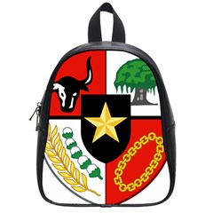 Shield Of National Emblem Of Indonesia School Bags (small)  by abbeyz71