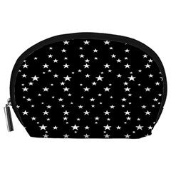 Black Star Space Accessory Pouches (large)  by Mariart