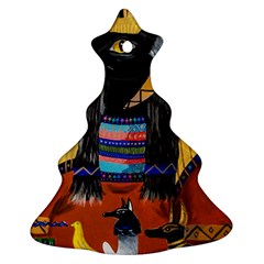 Anubis Christmas Tree Ornament (two Sides) by dawnsiegler