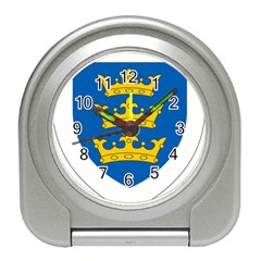 Lordship Of Ireland Coat Of Arms, 1177-1542 Travel Alarm Clocks by abbeyz71