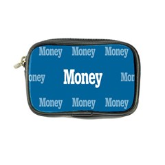 Money White Blue Color Coin Purse by Mariart