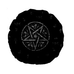Witchcraft Symbols  Standard 15  Premium Round Cushions by Valentinaart