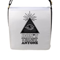 Illuminati Flap Messenger Bag (l)  by Valentinaart