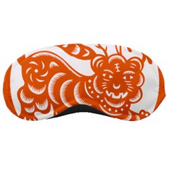 Chinese Zodiac Signs Tiger Star Orangehoroscope Sleeping Masks by Mariart