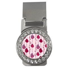 Flower Floral Mpink Frame Money Clips (cz)  by Mariart