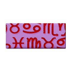 Illustrated Zodiac Red Purple Star Cosmetic Storage Cases by Mariart