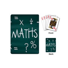 Maths School Multiplication Additional Shares Playing Cards (mini)  by Mariart
