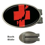Sign Health Red Black Money Clips (Oval)  Front