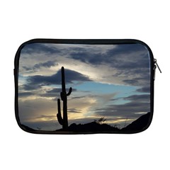 Cactus Sunset Apple Macbook Pro 17  Zipper Case by JellyMooseBear