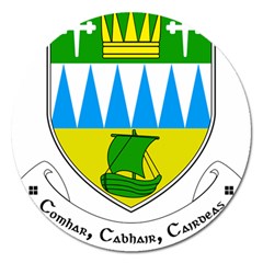 Coat Of Arms Of County Kerry Magnet 5  (round) by abbeyz71