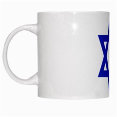 Flag Of Israel White Mugs by abbeyz71