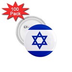 Flag of Israel 1.75  Buttons (100 pack)  Front