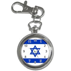 Flag Of Israel Key Chain Watches by abbeyz71