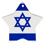 Flag of Israel Star Ornament (Two Sides) Front