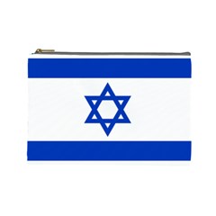 Flag Of Israel Cosmetic Bag (large)  by abbeyz71