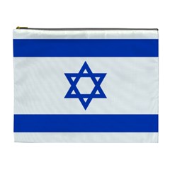 Flag Of Israel Cosmetic Bag (xl) by abbeyz71