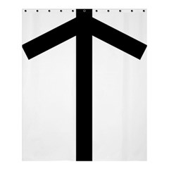 Grapevine Cross Shower Curtain 60  X 72  (medium)  by abbeyz71