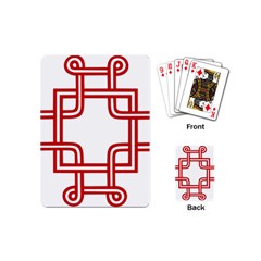 Macedonian Cross Playing Cards (mini)  by abbeyz71