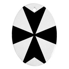 Maltese Cross Ornament (oval) by abbeyz71