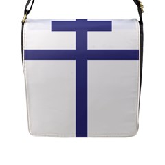Patriarchal Cross  Flap Messenger Bag (l)  by abbeyz71