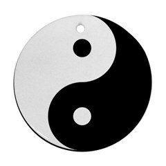 Yin & Yang Round Ornament (two Sides) by abbeyz71