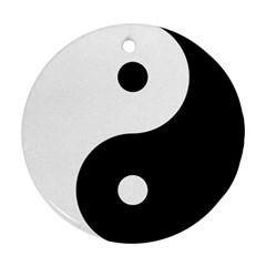 Yin & Yang Ornament (round) by abbeyz71