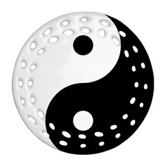 Yin & Yang Ornament (round Filigree) by abbeyz71
