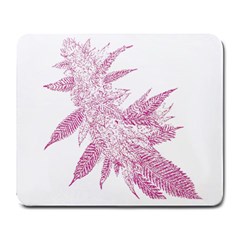 Cotton Candy Makes Me Happy  Large Mousepads by getstonedinstyle