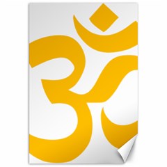 Hindu Gold Symbol (gold) Canvas 20  X 30   by abbeyz71