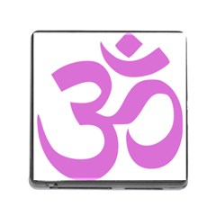 Hindu Om Symbol (bright Purple) Memory Card Reader (square) by abbeyz71