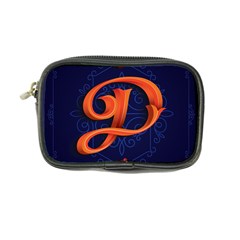 Marquis Love Dope Lettering Blue Red Orange Alphabet P Coin Purse by Mariart