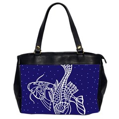 Pisces Zodiac Star Office Handbags (2 Sides)  by Mariart