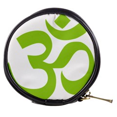 Hindu Om Symbol (lime Green) Mini Makeup Bags by abbeyz71