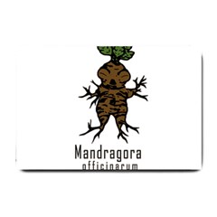 Mandrake Plant Small Doormat  by Valentinaart