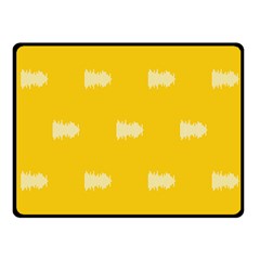 Waveform Disco Wahlin Retina White Yellow Fleece Blanket (small) by Mariart