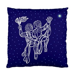 Gemini Zodiac Star Standard Cushion Case (one Side) by Mariart
