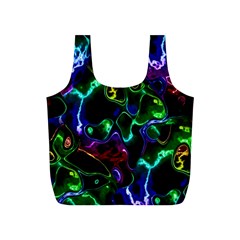 Saga Colors Rainbow Stone Blue Green Red Purple Space Full Print Recycle Bags (s)  by Mariart