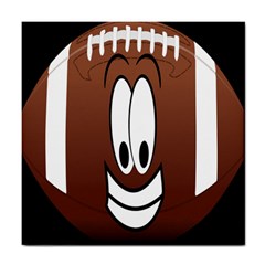 Happy Football Clipart Excellent Illustration Face Tile Coasters by Mariart