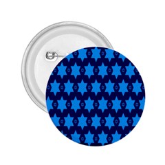 Star Blue Space Wave Chevron Sky 2 25  Buttons by Mariart