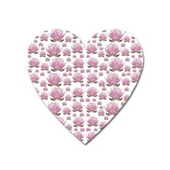 Lotus Heart Magnet by ValentinaDesign