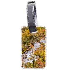 Colored Forest Landscape Scene, Patagonia   Argentina Luggage Tags (two Sides) by dflcprints