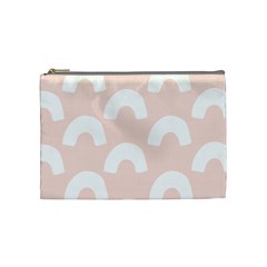 Donut Rainbows Beans Pink Cosmetic Bag (medium)  by Mariart